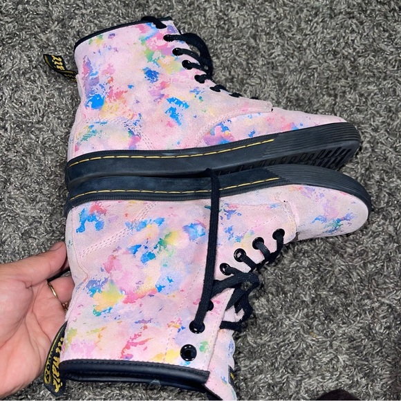 Dr. Martens SHERIDAN WOMEN'S CONFETTI SUEDE CASUAL BOOTS Sz 6 - Picture 6 of 9